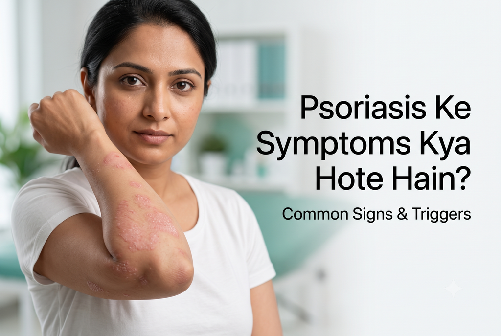 Psoriasis Ke Symptoms Kya Hote Hain? Common Signs aur Triggers Ko Samjhein